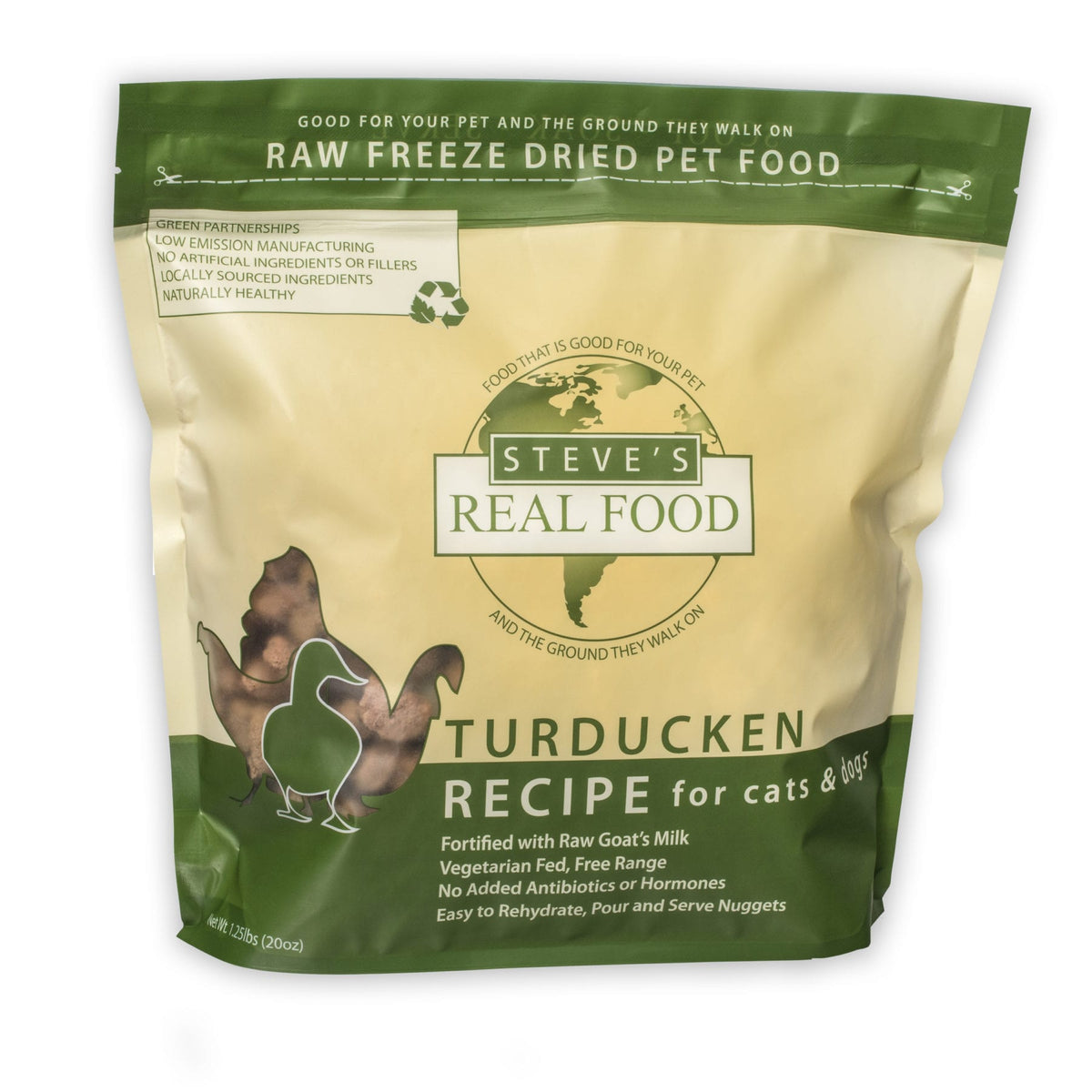 Steve s Real Food Turducken Freeze Dried Dog Food Diet Barking