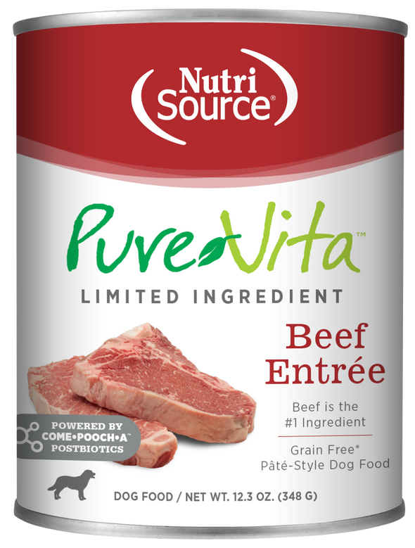 Pure Vita Grain Free Entree Cans for Dogs