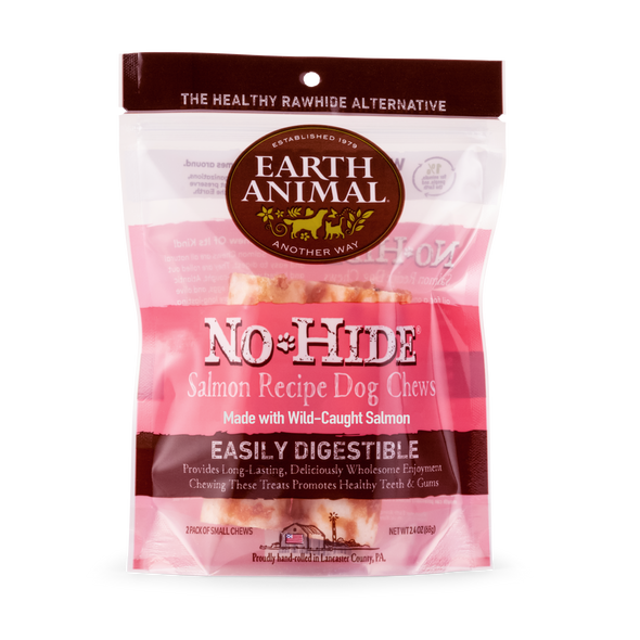 Earth Animal No-Hide® Wholesome Chews For Dogs-Salmon