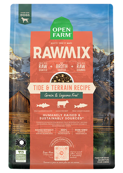 Open Farm Dog Dry GF Rawmix Tide & Terrain 20#